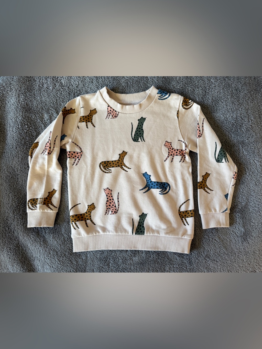 Liewood Thora Cat Print Sweatshirt Size 122 7Y